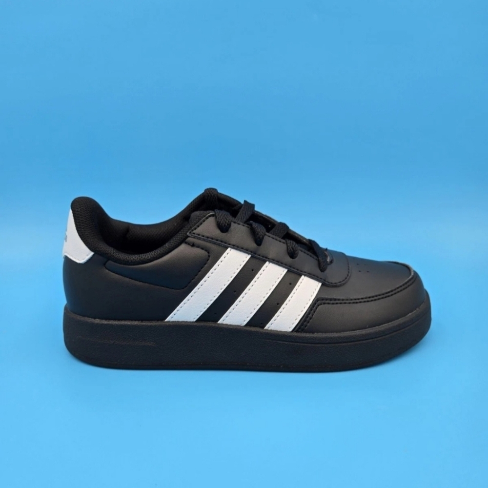 Adidas BREAKNET 2.0 Kids Black/White Sneakers New HP8961